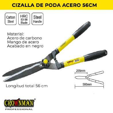 Cizalla/Tijera Poda para Setos 25cm Acero