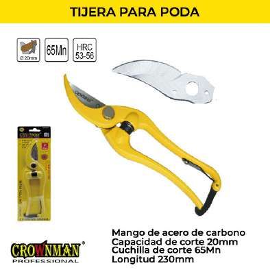 Tijera poda 230mm 9
