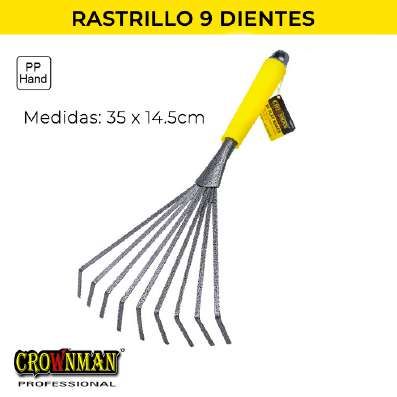 Rastrillo 9 Dientes de Jardín