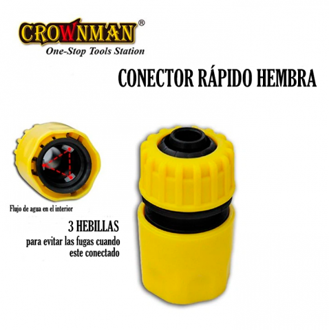 Conector Rápido Hembra 1/2