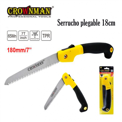 Serrucho plegable 18cm