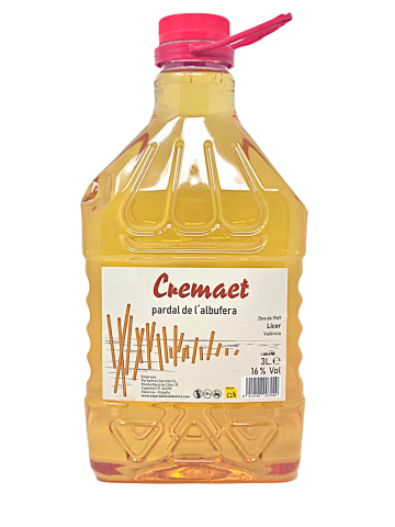 Licor Cremaet EL PARDAL de l'Albufera 3L