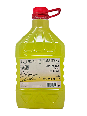 Licor Limoncello EL PARDAL de l'Albufera 3L.