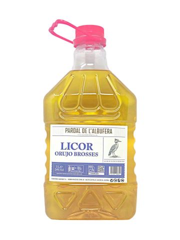 Licor de orujo EL PARDAL de l'albufera 3L.