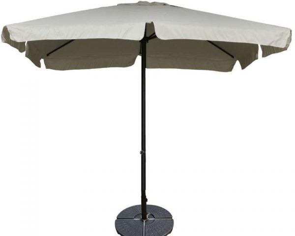 Sombrilla Aluminio 4*4M/8/60 Crudo