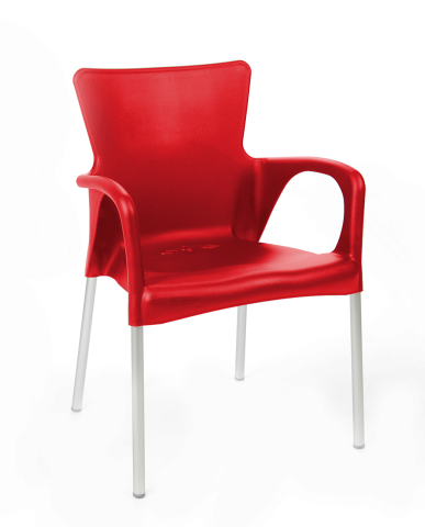 Sillón PP Terraza Rojo TG